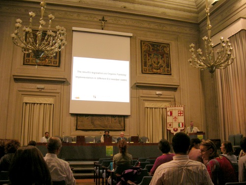 Un momento del convegno per il decennale di ZooBioDi ospitato nell’Aula Magna dell’Università di Firenze
